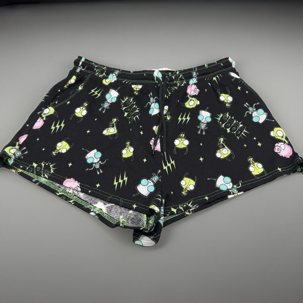 Invader Zim Allover Print Thermal Lounge Shorts Size LARGE New